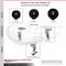 Service Caster Tool Box Caster Wheel Set 4'' Glass Filled Nylon Swivel Casters, 4PK TOOL-SCC-20S420-GFNB-2-TLB-2 - alternate 6